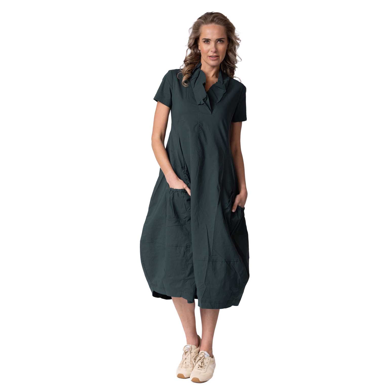 Rundholz Long Sleeve Coat Dress
